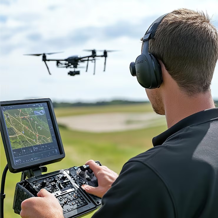 استخدام الدرون في المساحة